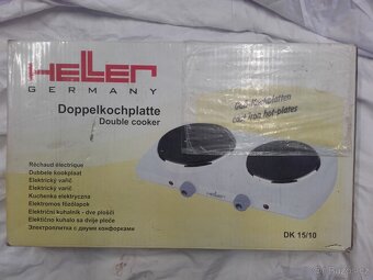 Dvouplotýnkový vařič Heller mod. DK 15/10 - 3