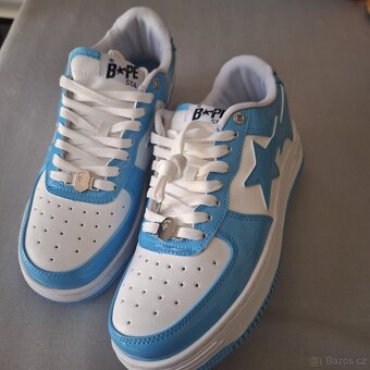 Bape Sta Patent Leather blue white - 3