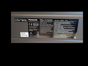 Panasonic TX-P42X20E dálkový ovladač - 3