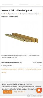 Dilatační pásky - 3