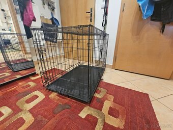 Klec Dog Fantasy skládací L černá 2 dveře 91x56x63cm - 3