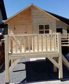 Dřevěný domeček pro děti Middle s dovozem ČR i SR - 3