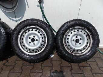 15" plech. disky VW + letní pneu 205/65 R15 - 3