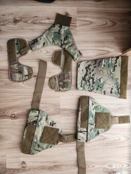 chrániče balistické neprůstřelné taktické multicam samopal - 3