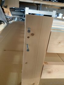 drevena postel 90x200 borovice Jednoluzkova + rost - 3