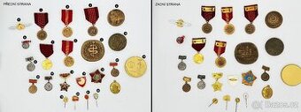 Sbírka odznaků a medailí vše převážně z doby ČSSR - 3