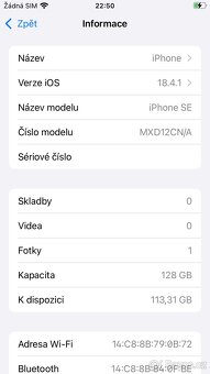 iPhone SE, bílá, 128GB - 3