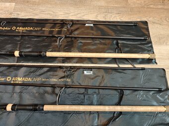 2x RYBÁŘSKÝ PRUT DELPHIN ARMADACARP BLACK WAY - 360 cm, 3.00 - 3