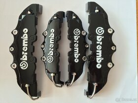 Kryty na brzdy Brembo - černé 4ks - 3