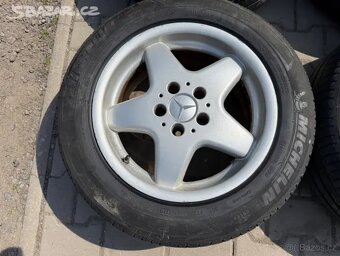 4x al kola 5x112 16 + pneu letní 225/55 R16 - 3