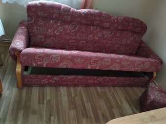 sedací souprava (gauč+2 křesla + 2 taburety) - 3