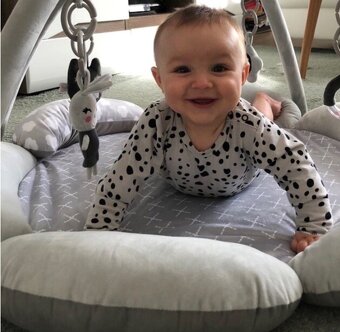 PETITE&MARS Deka na hraní Cloud 3v1 Grey - 3