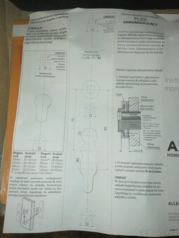 Spolehlivé bezpečnostní kování PORTA – PC 92 inox - 3