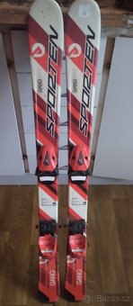 Dětské lyže 104 cm, boty, přilba - 3