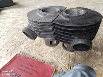 Jawa 350 pérák, Ogar 350 - díly motoru - 3