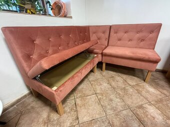 Rohová jídelní lavice Praga - Monolith - 3