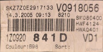 Budíky Octavia 2 nafta Maxidot 1Z0920841D předface - 3