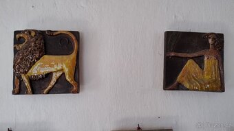 Keramické glazované kachle zvěrokruh - 3