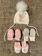 Zimní set - oteplováky, čepice, rukavice, ponožky - 3
