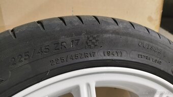 Subaru STI alu 17 - 5x114,3 Enkei bílé - sada 4 kol - 3