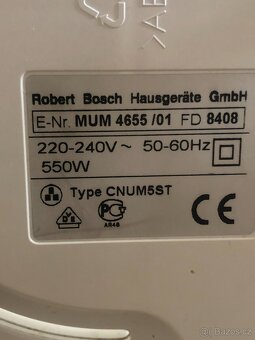 Kuchyňský robot Bosch ProfiMixx46 - 3