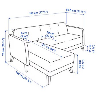 rohová sedačka IKEA - 3
