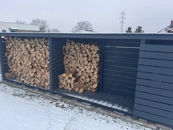 Dřevník s nářaďovnou 360 cm, dovoz ČR i SR - 3