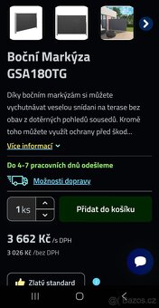 BOČNÍ MARKÝZA 180300 cm - 3