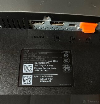 DELL U2721DE – 27" QHD USB-C monitor s dokovací stanicí - 3