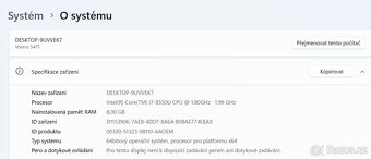 Dell Vostro 5471,i7-8550U,Win 11,SSD 256GB+1TB,RAM 8GB,displ - 3