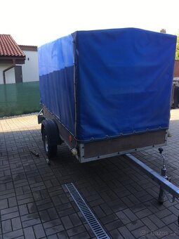 Prodám přívěs Sacher RS 04 248x134cm s plachtou 150cm výška - 3