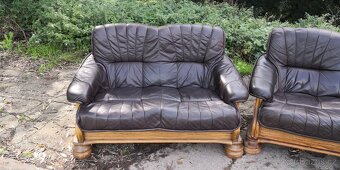 Kožená sedací souprava 3+2+1 - 3