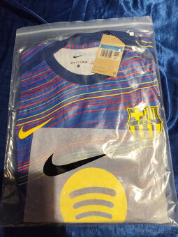 Dres Fc Barcelona Hráčsky Blaugrana Pásikavý Unikátny - 3