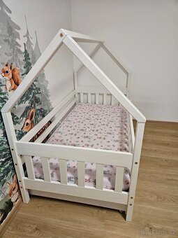 Domečková postel s úložným prostorem - 3