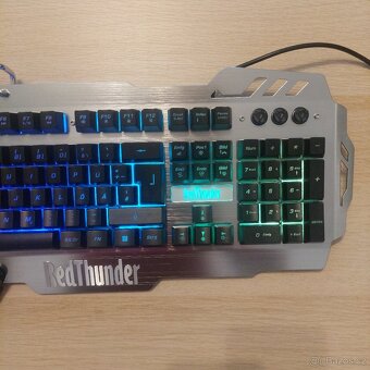 Herní podsvícená klávesnice RedThunder (nepoužité) - 3
