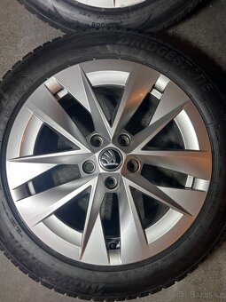 ALU Kola ŠKODA 5x112 R17 ROTARE Zánovní Zimní Pneu 205/55/17 - 3