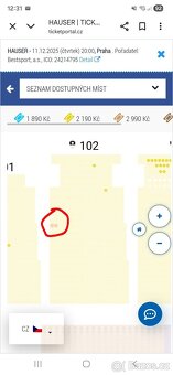 2 lístky na koncert Hauser 11.12 v O2 Aréně - 3