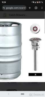 Narážecí hlava plochá pivní sudy kegy - 3