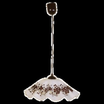 Sukýnka hnědá kytka - 3