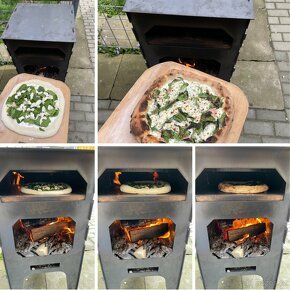 Skládací pizza pec na dřevo - 3