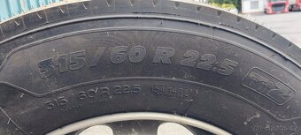 315/60 22,5 Michelin, nová včetně disku - 3