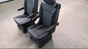 Nové sedadlo VW Multivan T5 T6 T6.1 látka Quadratic - 3