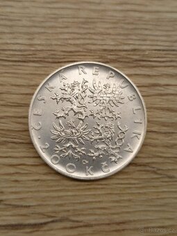 Stříbrná 200 Kč 1997 sv. Vojtěch - 3