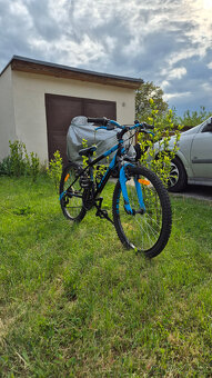Dětské horské kolo Rockrider 500 – 24", černo-modré - 3