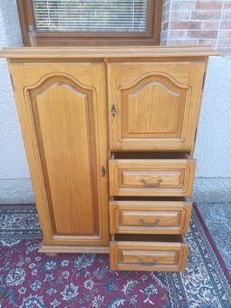 Rustikální komoda se zásuvkami - vyšší . - 3