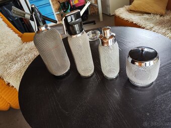 Retro sada sifonová, šlehačková láhev, šejkr, dóza TOP STAV - 3