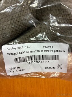 Prodám UBACS s dlouhým rukávem – zelený maskáčový potisk – v - 3