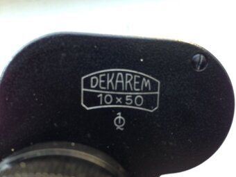 Dalekohled...Carl Zeiss 10x50 DEKAREM DDR - 3