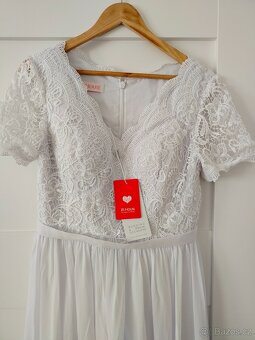 Svatební šaty 40, případně večerní šaty - 3