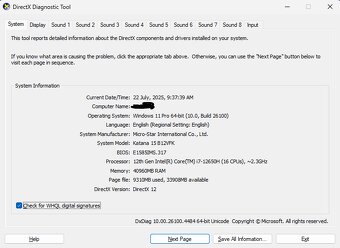 MSI Katana 15 B12VFK s Windows 11 PRO + navýšení RAM a SSD - 3